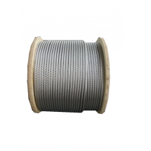 304 ROPE DE VIEUX D&#39;ACIER INOXEUX 1x7 1,0 mm